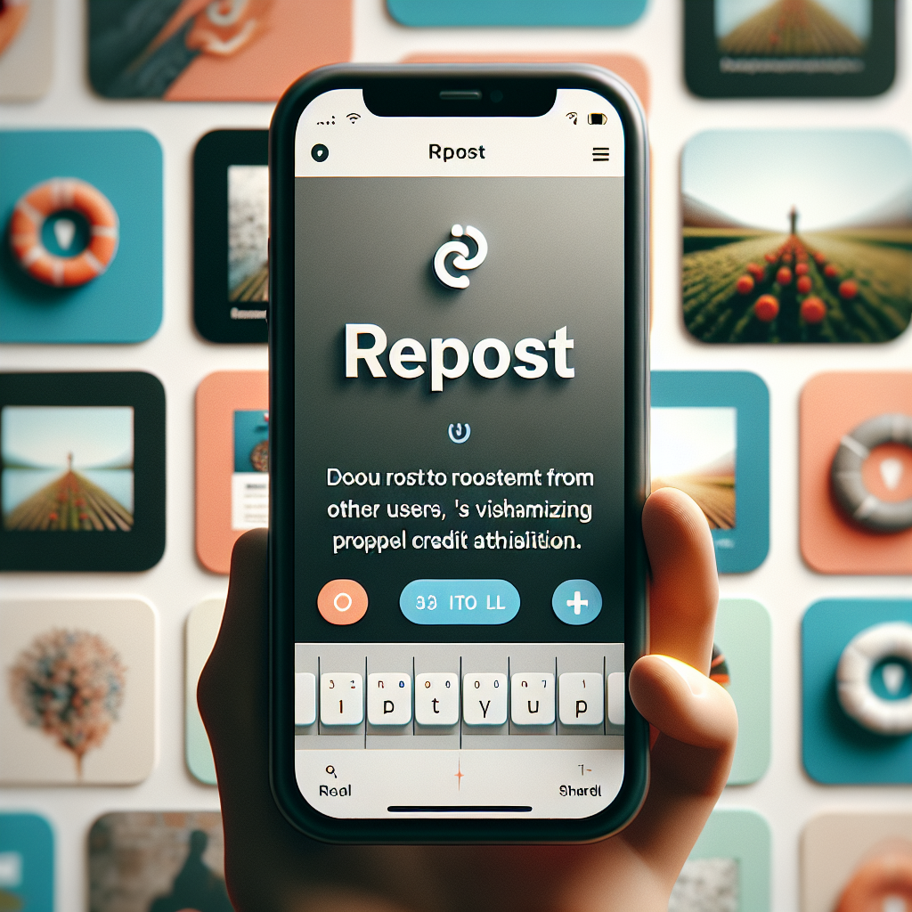 Repost for Instagram: A simple app that allows you to repost content from other users while giving proper credit.