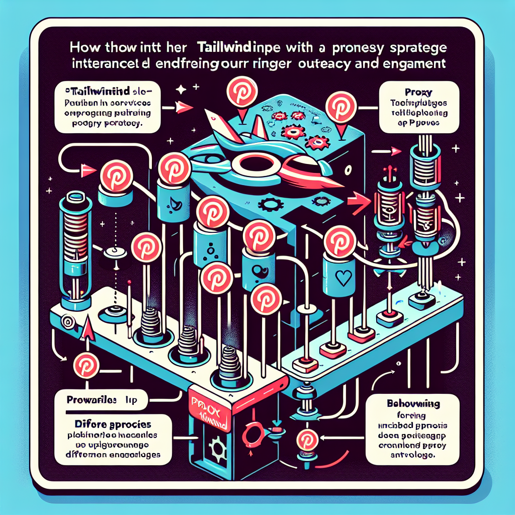 Tailwind Integrates Seamlessly With Proxies, Allowing Users to Optimize Their Pinterest Strategy With Diversified Ip Addresses, Improving Outreach and Engagement.