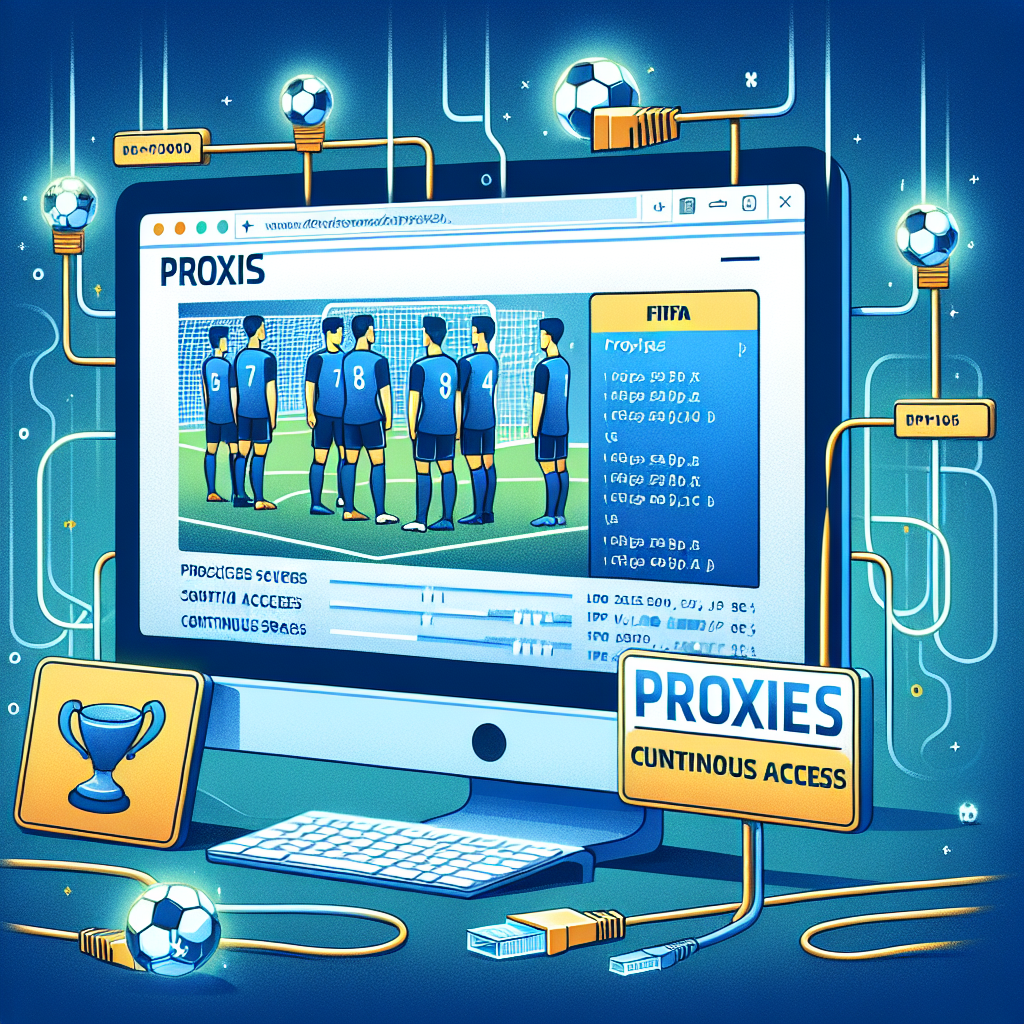 Proxies can enhance scraping on the FIFA website by preventing IP blocks, ensuring continuous access to international football-related data, scores, and tournament details.