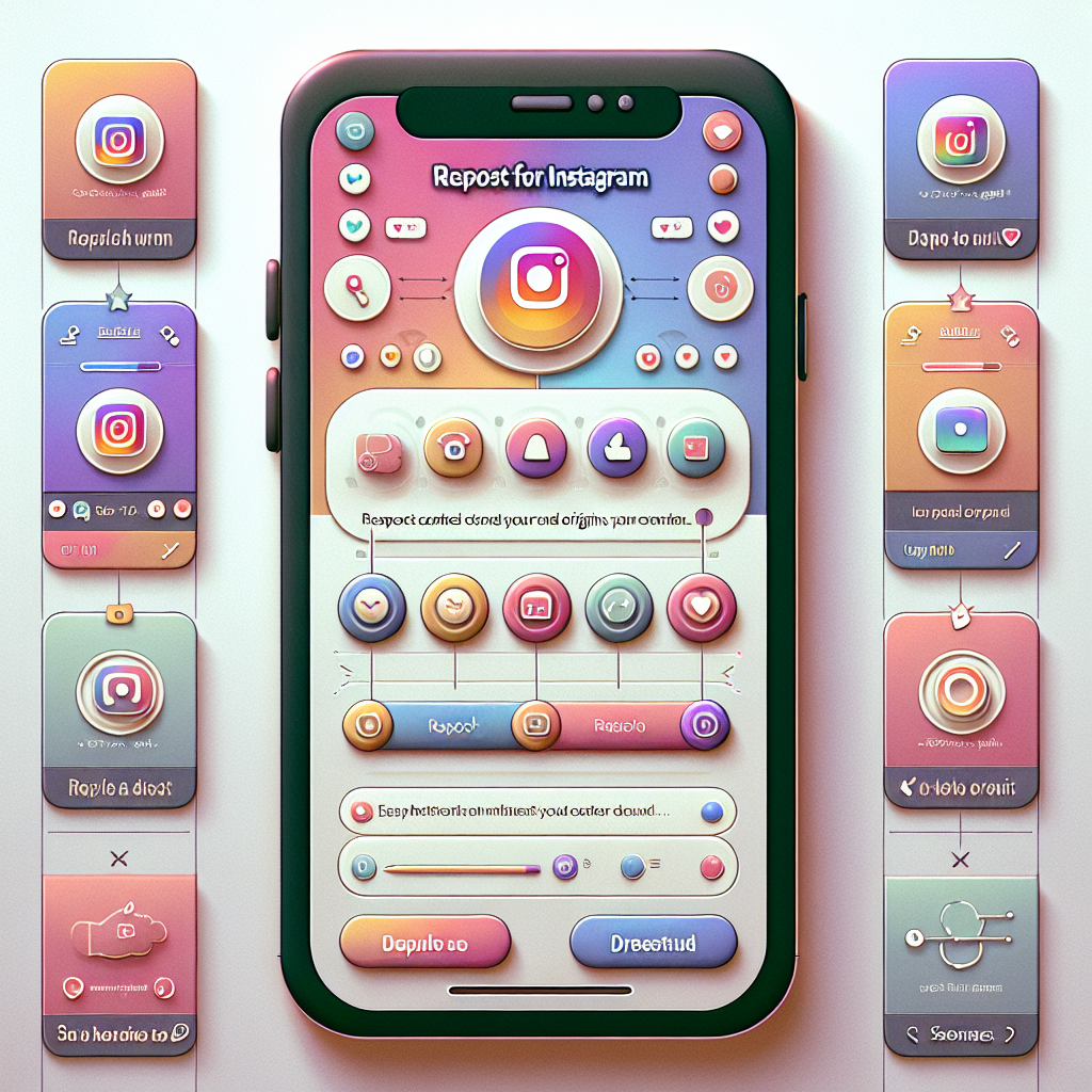 Repost for Instagram: A simple app that allows you to repost content from other users while giving proper credit.