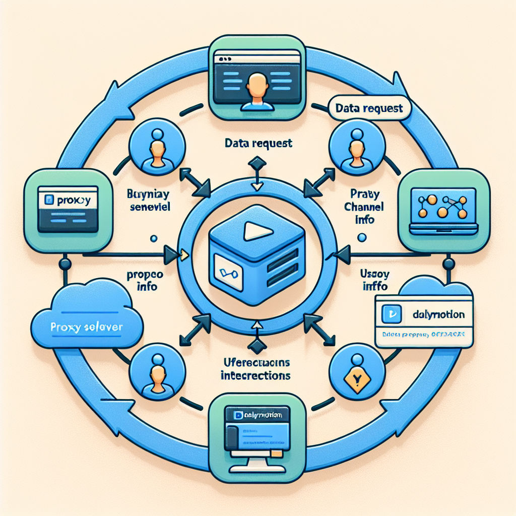 Proxies can be employed to optimize scraping on Dailymotion, avoiding IP-based limitations and ensuring continuous access for extracting video content, channel information, and user interactions.