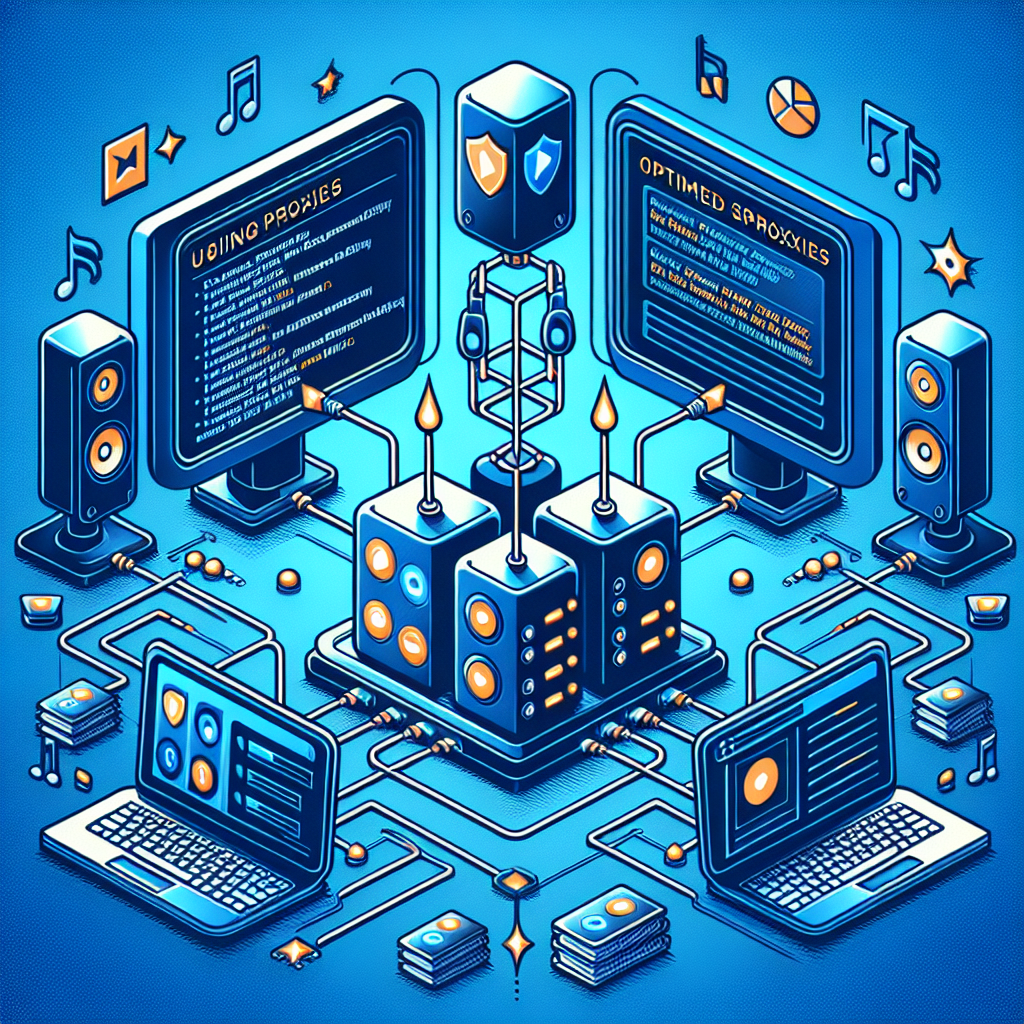 Proxies can be employed to optimize scraping on Deezer, avoiding IP-based limitations and ensuring continuous access for extracting music-related data, playlists, and artist information.