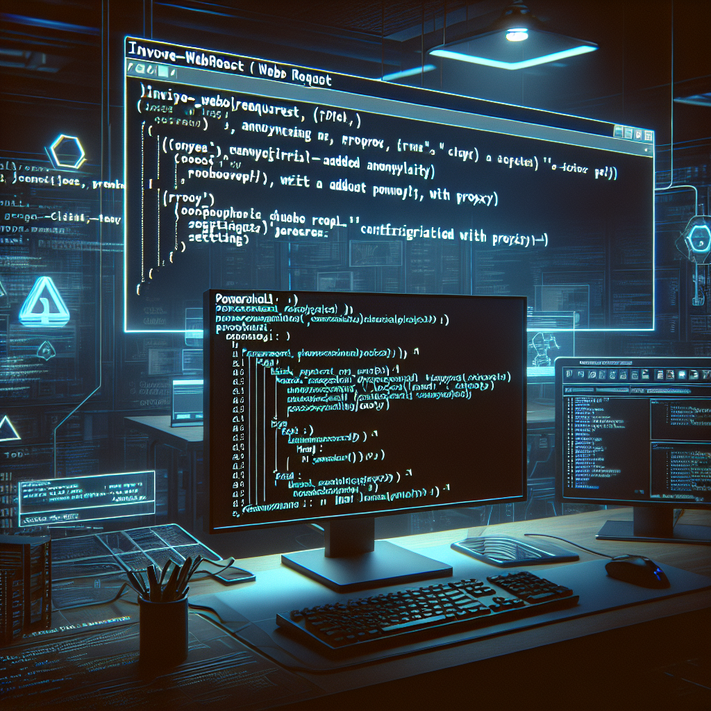 Invoke-webrequest (Powershell): Invoke-webrequest in Powershell, When Configured With Proxy Settings, Provides a Convenient Way to Make Web Requests and Conduct Web Scraping Tasks in a Powershell Environment With Added Anonymity.