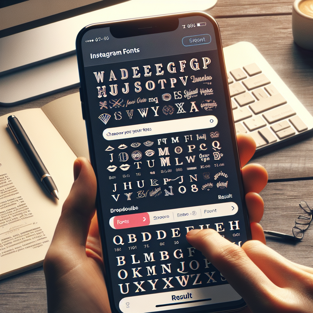 Instagram Fonts: Online tools like "Instagram Fonts" allow you to use different fonts and styles in your Instagram bio and captions.