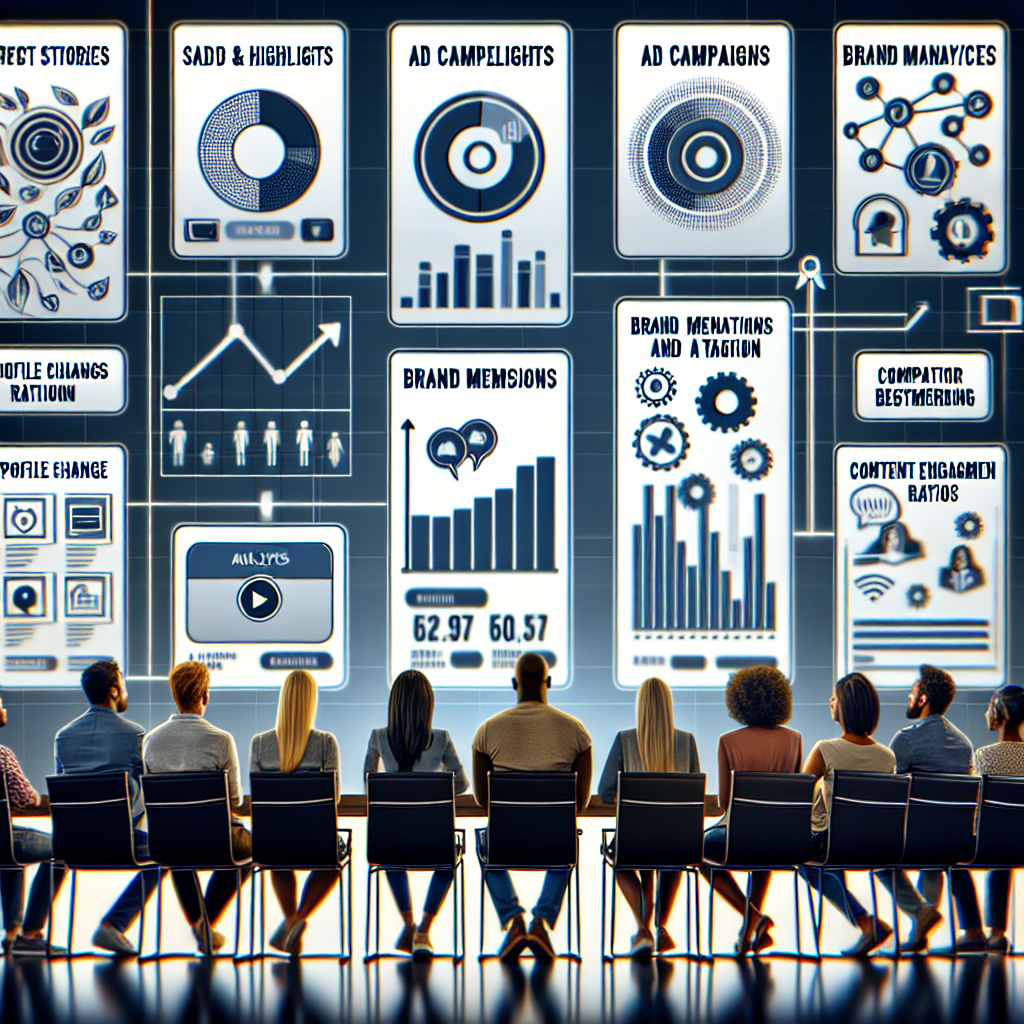 Instagram Stories and Highlights: Evaluate the use of Instagram Stories and Highlights. Analyze the content, frequency, and engagement of Stories. Ad Campaigns: Investigate any sponsored posts or advertising campaigns. Assess the targeting strategy and messaging. Metrics and Analytics: Utilize Instagram Insights or third-party analytics tools. Track key metrics like reach, impressions, and profile visits. Brand Mentions and Tags: Monitor how often the brand is mentioned or tagged by users. Analyze the sentiment and context of mentions. Audience Interaction: Evaluate how the competitor interacts with its audience. Look for responses to comments, direct messages, and customer inquiries. Profile Changes: Monitor any changes in the competitor's profile, bio, or content strategy. Identify shifts in branding or messaging. Content Engagement Ratios: Calculate engagement ratios by comparing likes and comments to the follower count. Assess the level of engagement relative to the audience size. Competitor Benchmarking: Compare the performance of the competitor against industry benchmarks. Identify areas of strength and weakness in comparison to peers.